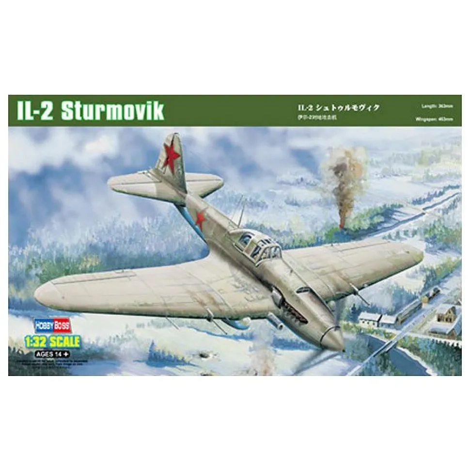 Maquette avion : IL-2 STORMOVIK Ground AT. - Hobby Boss
