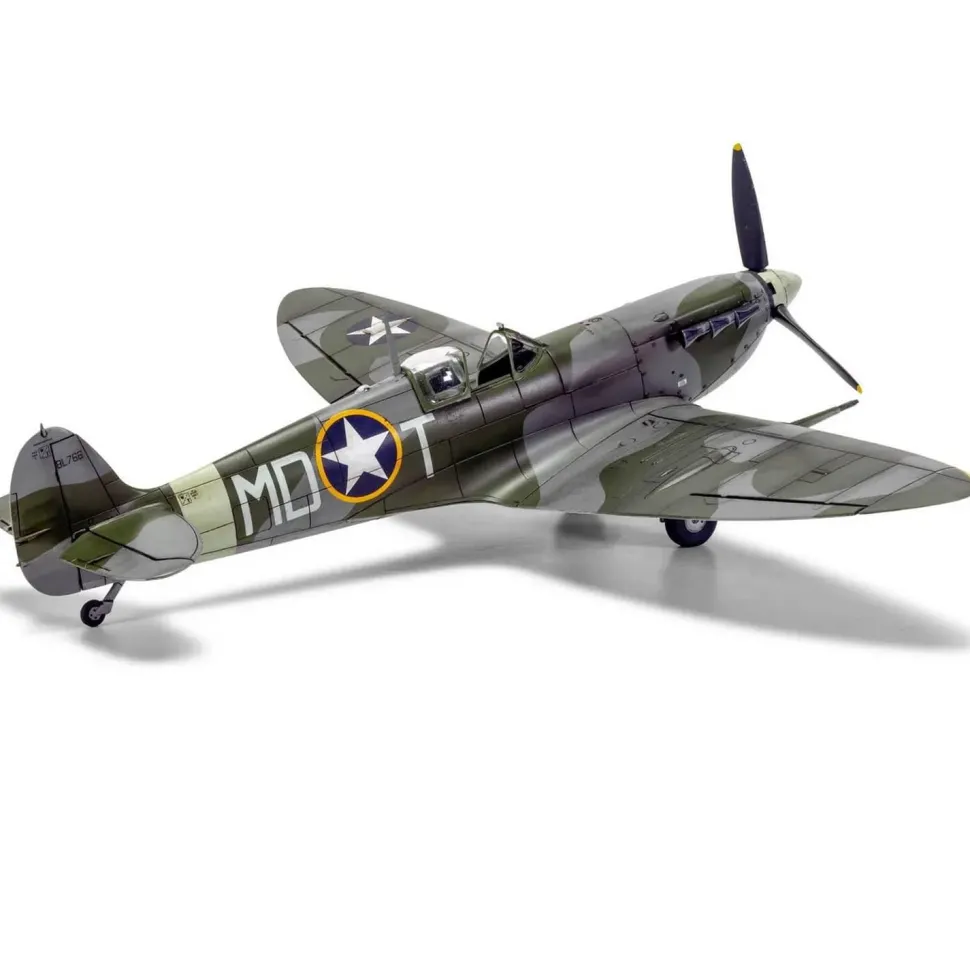 Maquette avion militaire : Supermarine Spitfire Mk.Vb - 1:48e - Airfix