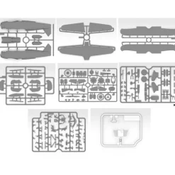 Maquette avion militaire allemand : HS 123A-1 WWII - ICM