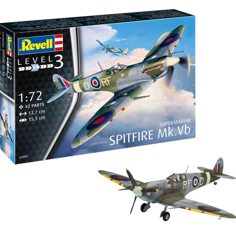Maquette avion militaire : Spitfire Mk.Vb - Revell