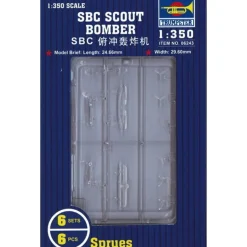Maquette avions : Set mini avions SBC Scout Bomber - Trumpeter