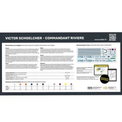 Maquette bateau : Collection historique : Starter Kit : Victor Schoelcher - Commandant Riviere - Heller