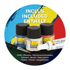 Maquette bateau : Collection historique : Starter Kit : Victor Schoelcher - Commandant Riviere - Heller