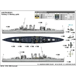 Maquette Bateau : HMS Cornwall - Trumpeter