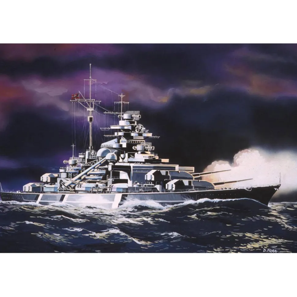 Maquette bateau : Kit de démarrage : Bismarck - Revell