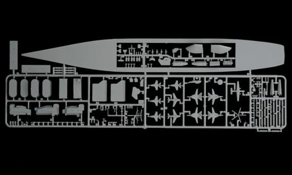 Maquette bateau : U.S.S. GEORGE H.W. BUSH CVN-77 - Italeri