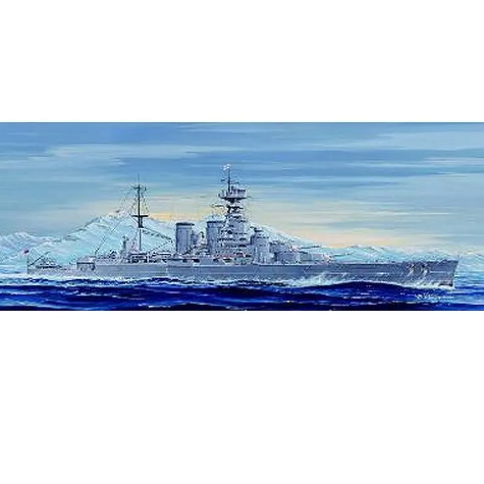 Maquette bateau : Cuirassé britannique HMS Hood 1931 - Trumpeter