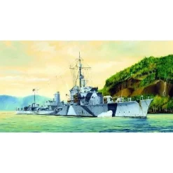 Maquette bateau : Destroyer allemand Zerstorer Z-30 1942 - Trumpeter