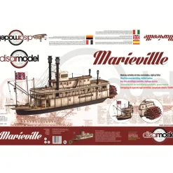 Maquette bateau en bois : Marieville - Disarmodel