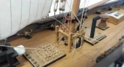 Maquette bateau en bois : Côtre Armé 1815 Faucon - Soclaine