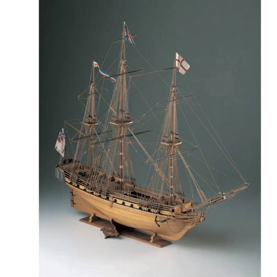 Maquette bateau en bois : HMS Unicorn - Corel