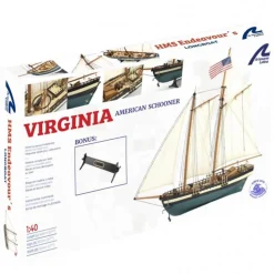 Maquette bateau en bois : Virginia Américaine Schooner - Artesania