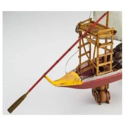 Maquette bateau en bois et métal : Barque Rabelo du Fleuve Douro - Carthagonova