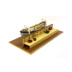 Maquette bateau en bois et métal : baleinier à rames Nova - Carthagonova