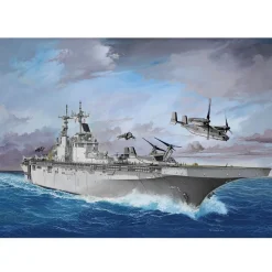 Maquette bateau militaire : Transporteur d'assaut USS WASP - Revell