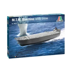 Maquette bateau militaire : MTM Barchino et Equipage - Italeri