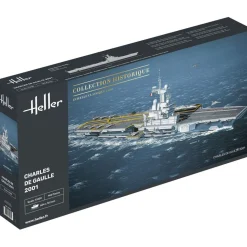 Maquette bateau : Porte-avions Charles de Gaulle - Heller