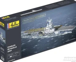 Maquette bateau : Porte-avions Charles de Gaulle - Heller