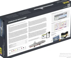 Maquette bateau : Porte-avions Charles de Gaulle - Heller