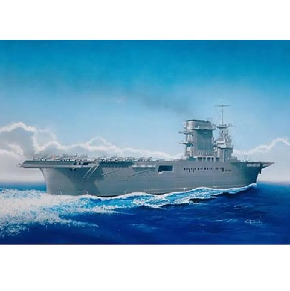 Maquette bateau : Porte-avions USS CV-2 Lexington 1942 - Trumpeter
