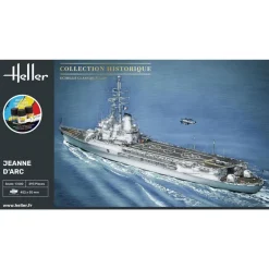 Maquette bateau porte-hélicoptères : Starter Kit : Jeanne d'Arc - Heller