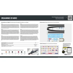 Maquette bateau Porte-hélicoptères Jeanne d'Arc - Heller