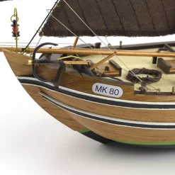 Maquette bateau voilier en bois : bateau de pêche botter - Artesania