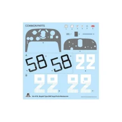 Maquette Bugatti 35B – TF 28 - Monaco 30 - Italeri