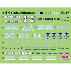Maquette camion : AHN Gulaschkanone avec cuisiniers - ICM
