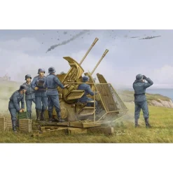 Maquette Canon anti aérien Allemand : FlaK 43 3.7cm - Trumpeter