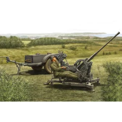 Maquette canon antiaérien : 2 cm Flak 38 (late version) - Hobby Boss