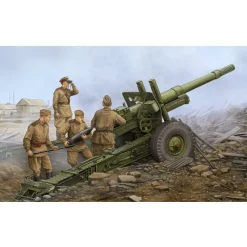 Maquette Canon Howitzer soviétique ML-20 152mm avec attelage M-46 - Trumpeter