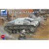 Maquette Char d'assaut : WWII German Stug III Ausf C/D (2 in 1) - Bronco Models