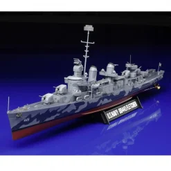 Maquette de bateau : Destroyer DD445 Fletcher - Tamiya