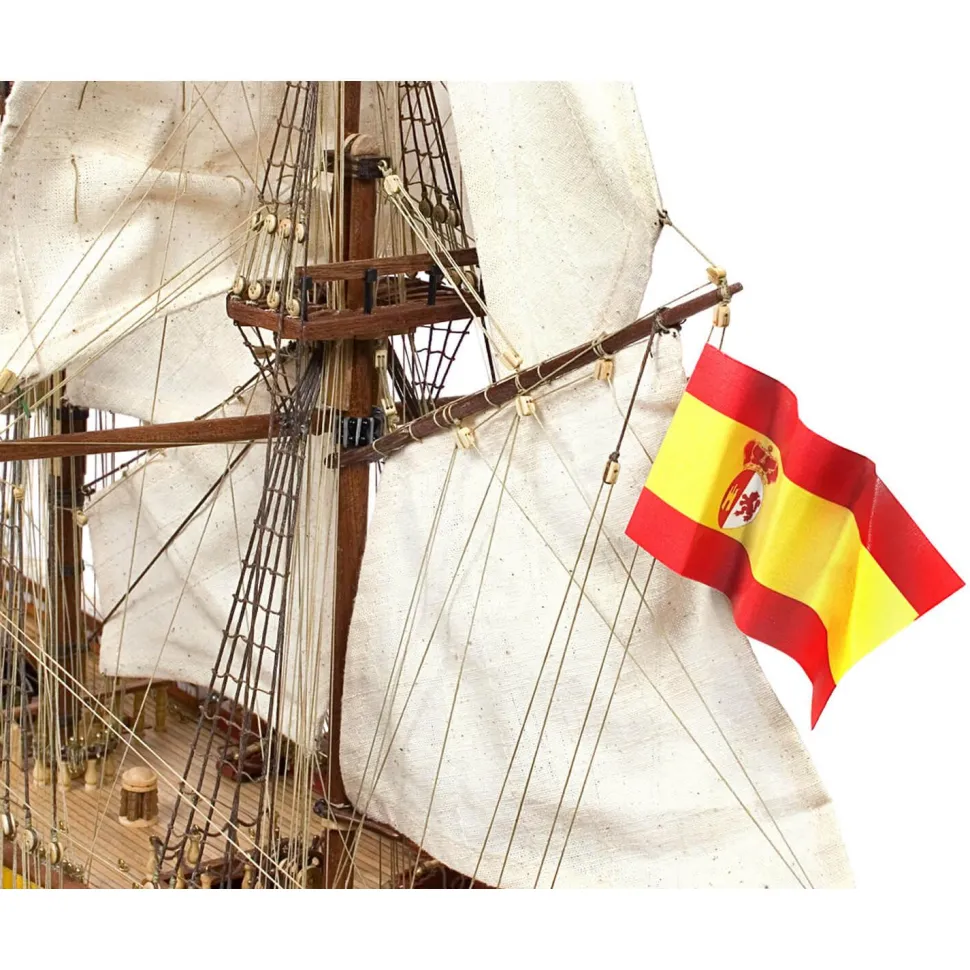 Maquette de bateau en bois : N.S. Mercedes - OCCRE