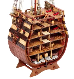 Maquette de bateau en bois : Section SMA Trinidad - OCCRE