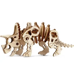 Maquette en bois : Dinosaure Triceratops - Wooden City