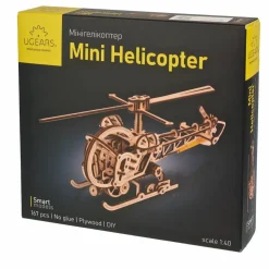 Maquette en bois : Mini Helicoptere - Ugears