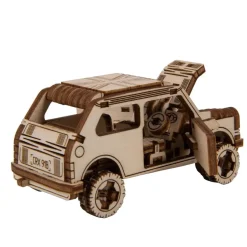 Maquette en bois : rally car 1 : Mini Cooper - Wooden City