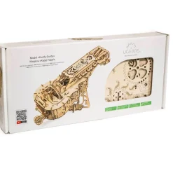 Maquette en bois : Vielle à roue, Hurdy-gurdy, modèle mécanique - Ugears