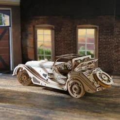 Maquette en bois : Voiture de sport
