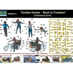 Maquette figurines : Chasseurs de zombie : La route de la liberté - Master Box