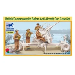 Maquette figurines : Set artilleurs britannique Commonwealth - Bronco Models