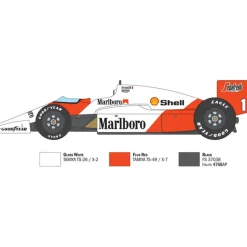 Maquette Formule 1 : McLaren MP4/2C Prost-Rosberg - Italeri