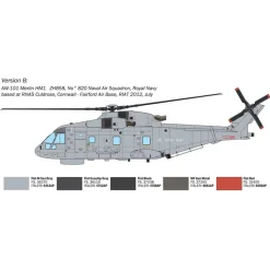 Maquette hélicoptère : AW101 Merlin HM.1 en 1:72 - Italeri
