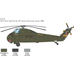 Maquette hélicoptère : H-34A Pirate / UH-34D - Italeri
