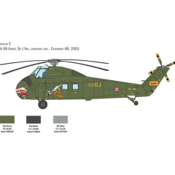 Maquette hélicoptère : H-34A Pirate / UH-34D - Italeri