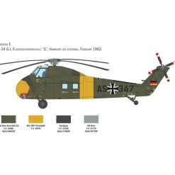 Maquette hélicoptère : H-34A Pirate / UH-34D - Italeri