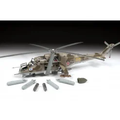 Maquette hélicoptère : Mil Mi-24V/VP - Zvezda