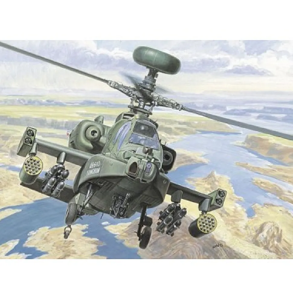 Maquette hélicoptère : AH-64D Apache Longbow - Italeri